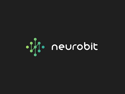 Neurobit bit crypto identity letter logo logotype n neuro