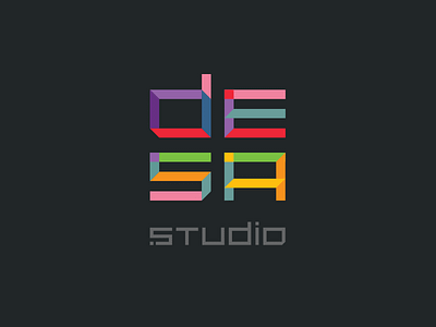 Desa Studio brand branding design design studio font identity letter lettering logo logotype type