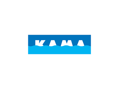 Kama brand branding font identity letter lettering logo logotype river simple type