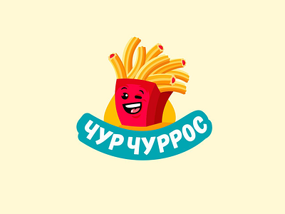 Churchurros brand branding churchurros churros fast food font food identity illustration letter lettering logo logotype packaging vector