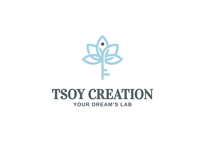 Tsoy Creation brand branding creation dream font identity key letter lettering logo logotype tsoy