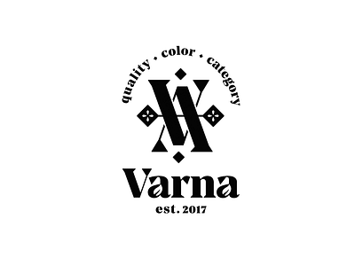 Varna brand branding font identity letter lettering logo logotype monogram tobacco type va varna