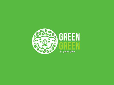 Green Green brand branding coffee coffeetogo font green identity illustration letter lettering logo logotype panda