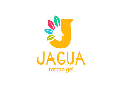 Jagoa brand branding font gel identity illustration indian jagua leaf letter lettering logo logotype tattoo tattoo gel type