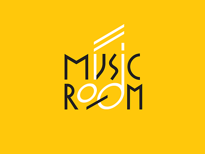 Musicroom brand branding font identity letter lettering logo logotype music musicshop room shop type