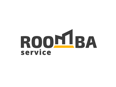 Roomba brand branding font house identity letter lettering logo logotype minimal minimalist realestate roomba service type