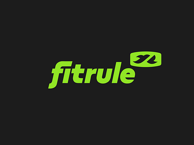 Fitrule brand branding fitful font identity illustration letter lettering logo logotype simple sports type uniform