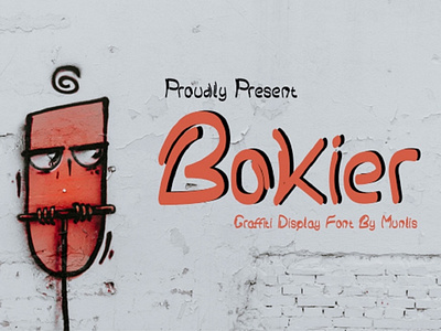 Bokier Graffiti Script Display Font