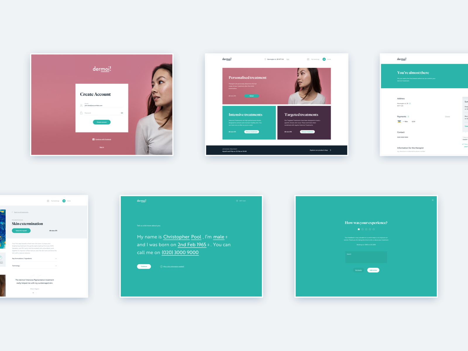 dermoi! - Desktop customer app by Martin Maricak for Vacuumlabs on Dribbble