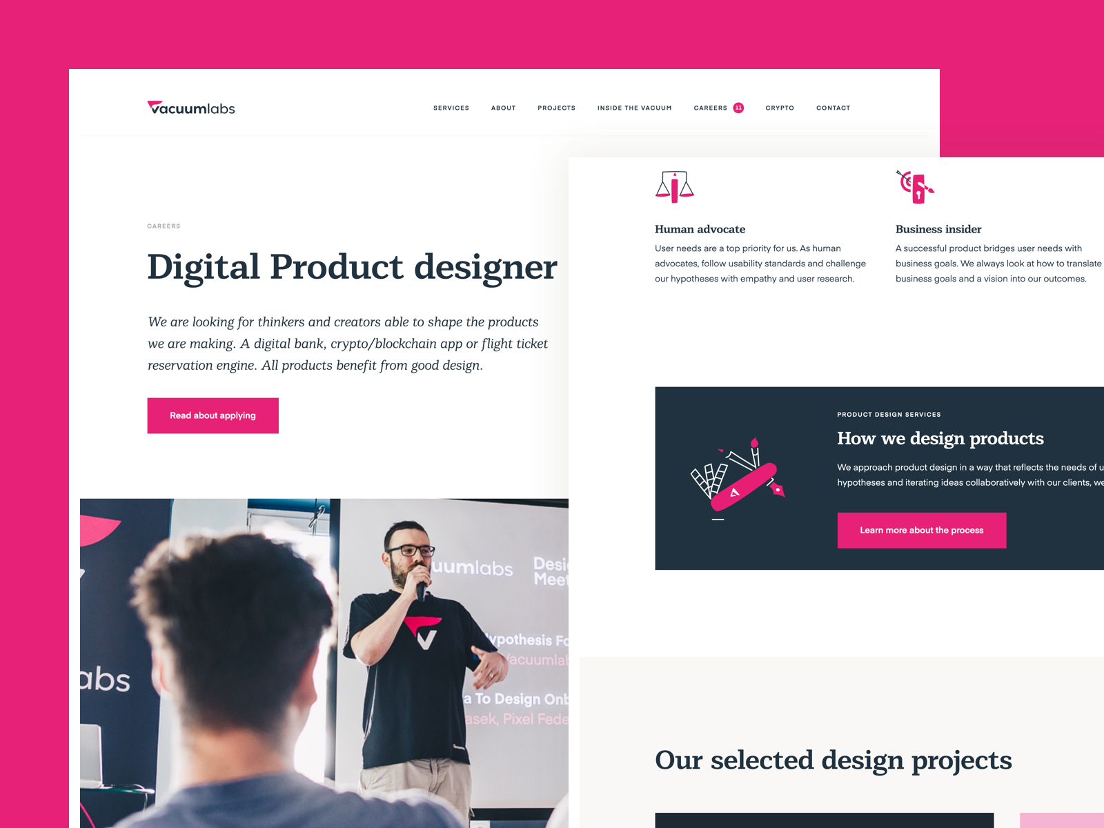 Careers Digital Product Designer by Martin Maricak for Vacuumlabs on