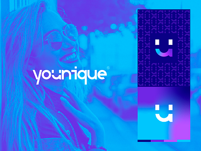 Logo proposal for Younique brand branding clean design hotel logo identity logo ui unique ux website younique