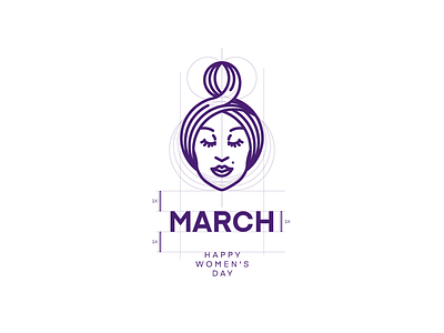 International women's day 8 march branding design illustration international womens day logo vector womens day