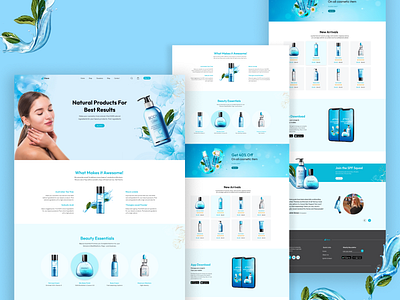 Beauty Product Landing Page