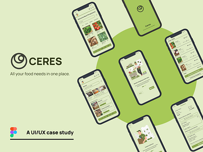 Online-Grocery-Shopping-App-UI/UX-Case-Study app design mobileapp ui ux