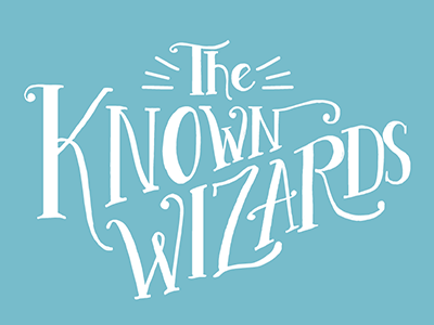 The Known Wizards k lettering serif type w