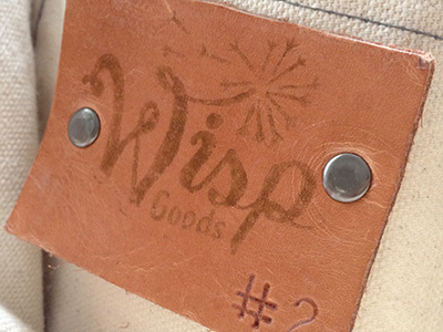 Wisp logo lettering logo