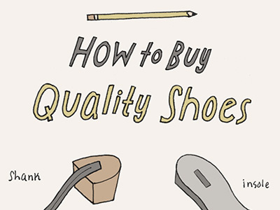 Shoe quality pencil shank shoes