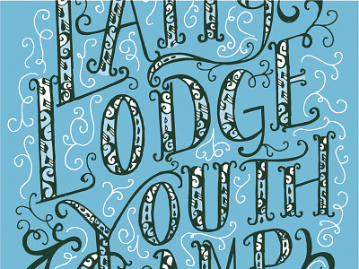 Another swirly...whodathunkit fancy lettering script type typography