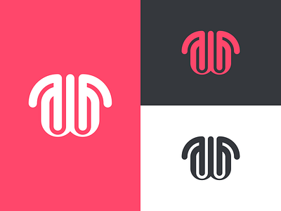 W or AWA Logo alphabets awa design letter line logo monogram red simple vector w