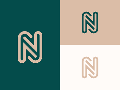 Letter N Logo alphabet branding company design letter lettering logo monogram n simple vector