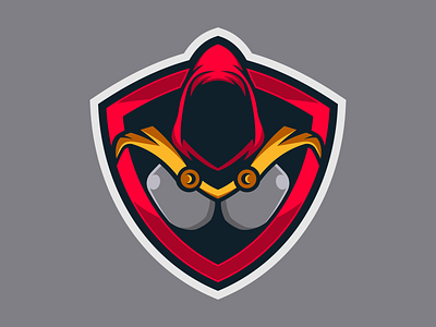 Cloak Master branding character design esports gaming helmet logo mascot vector