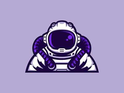 Astronaut astronaut branding character design esports gaming helmet logo mascot space vector