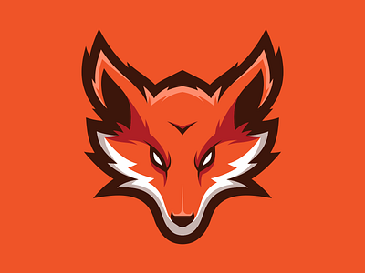 Fox Head animal branding cat character design esports forest fox game gaming logo mascot nft simple sport vector wild