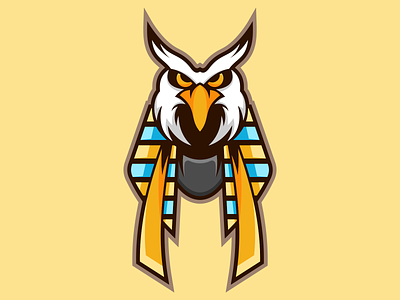 Mythological Creatures animal bird branding character design egypt esports forest gaming logo mascot myth nft night owl vector