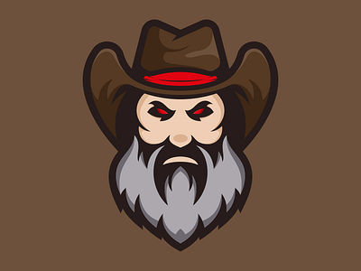 Cowboy Sherif branding character cowboy desert design esports game gaming illustration logo mascot nft police sherif simple vector