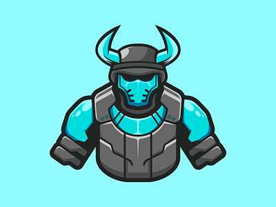 Reconnaissance Squad army branding character design esports game gaming helmet horn illustration logo mascot nft simple vector warrior