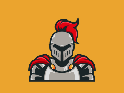 Royal Knight army brand branding design esports game gaming helmet knight logo nft soldier spartan sport vector warrior