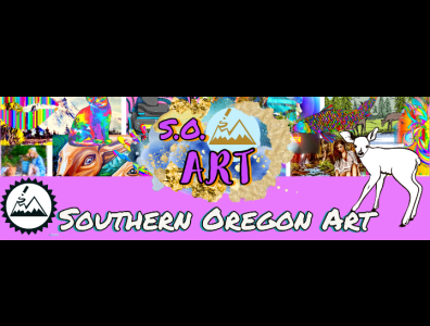 Website header for Southern Oregon Art branding design graphic design logo website website design