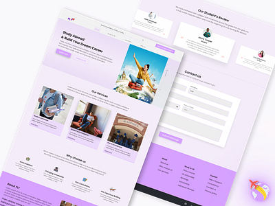 Landing Page Design ( FLY )