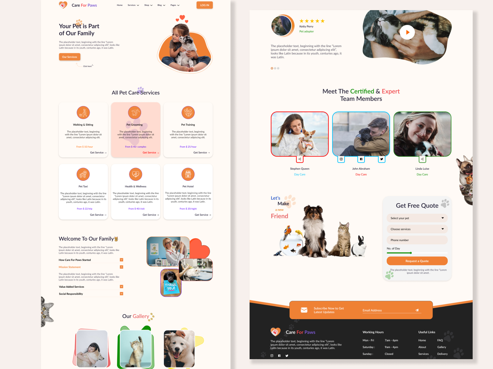 Landing Page Design by Khairul Hasan Tushar on Dribbble