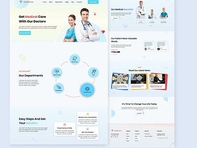 Landing Page Design branding design graphic design home page illustration landing page logo ui ux vector