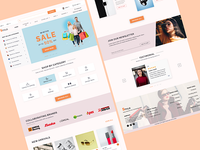 E Commerce Landing Page