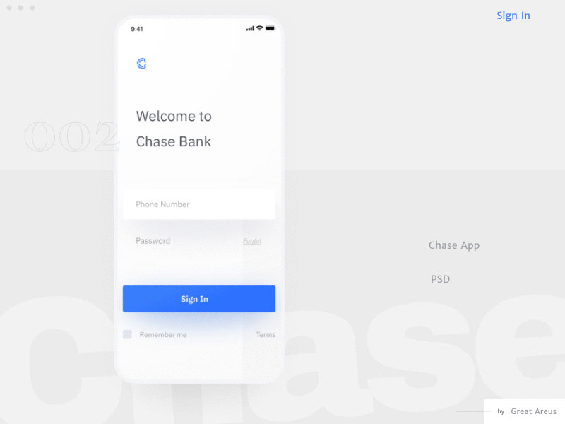 Chase - Digital Banking App & Finance, Trade. Pt2 bank app blockchain business corporate cryptocurrency dashboard digital currency email finance great areus login mobile banking app password registration sign in sign up statistics trade wallet welcome