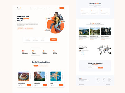 TravelX - Travel Agency Website Design app branding design graphic design illustration logo minimal modernui trending typography ui ux vector ventcube