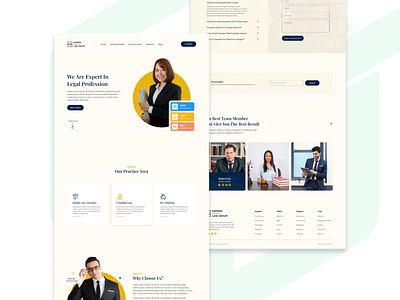 Anders Family Law - Law Firm Website UI Design branding design graphic design law lawfirm minimal modern trending ui userinterface ux vector