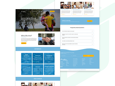 Coastline Trust - Website UI Design For Trust