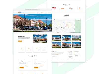 RK Centers - Property Rental Website Design