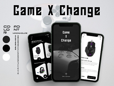Game X Change 3d animation app branding design graphic design illustration logo motion graphics typography ui ux vector