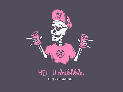 Cheers! brand brand agency brand and identity branding debut debutshot design dribbble dribbble best shot illustration logo logodesign shot skeleton skeletons skull vector