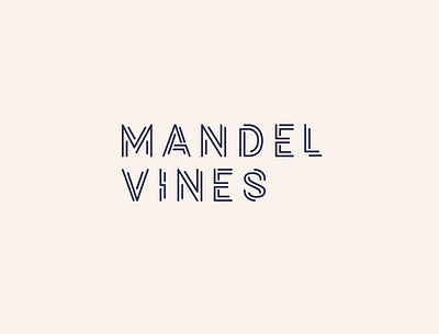 Mandel Vines - logo concept brand brand agency brand and identity brandguidelines branding design logo logodesign styleguide vector