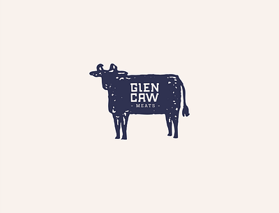 Glen Caw meats - logo concept brand brand agency brand and identity brandguidelines branding design logo logodesign typography vector