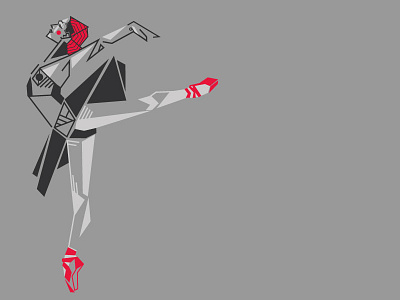 Dance ballet brazil dance graffiti illustration illustrator vetor