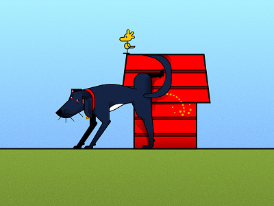 Mad Dog 21 adobe design django dog geometric illustration illustrator mad mad dog maddog pet snoopy underdog vector vetor