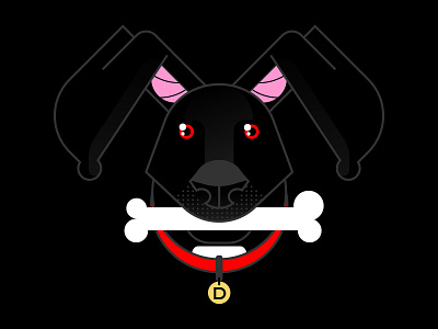 Mad Dog 28 adobe design django dog geometric illustration illustrator mad dog pet underdog vector vetor