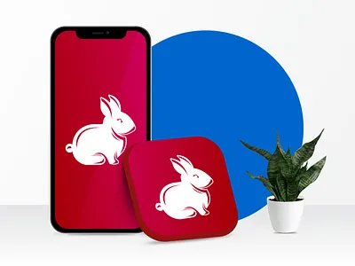 App Icon Design | Hey Bunny! app icon app icon design app logo applestore appstore branding character custom logo design graphic design illustration logo mascot minimal mobile app icon design modern playstore unique vector