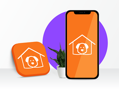 App Icon Design | Pet House app icon app icon design app icon logo app logo app logo design cat custom logo dog graphic design illustration logo pet pets